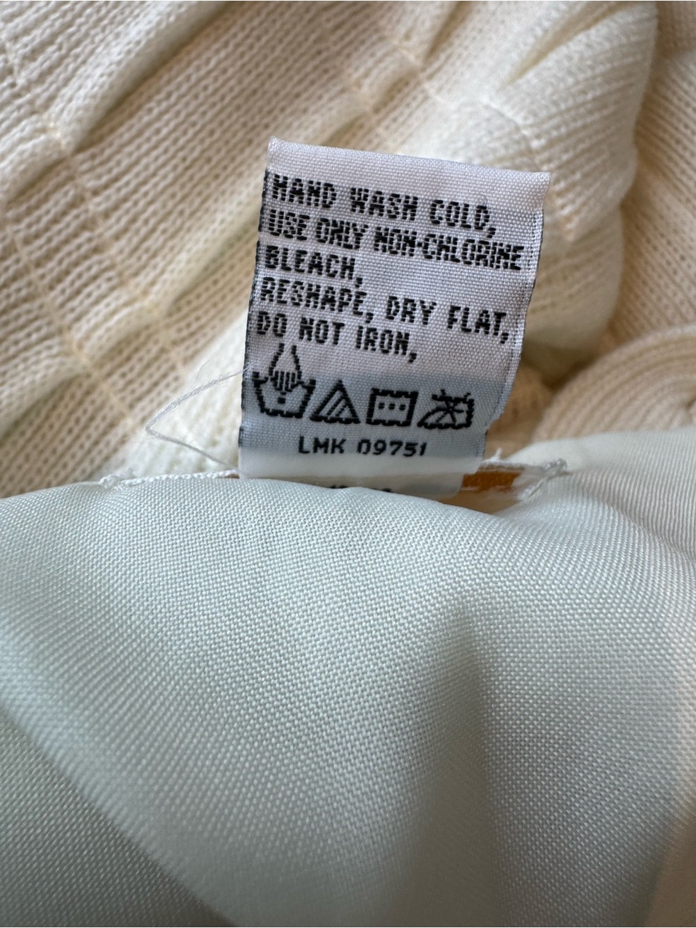 Roaman’s 1X Ivory Braided Shawl Collar Cardigan | Lace Beaded Open Front Sweater - Picture 8 of 8
